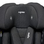 Scaun auto I-size U-Grow Goldfix Plus, isofix, 76-150 cm (9-36 kg), boxa bluetooth , negru - Image 11