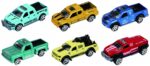 MACHETA DIE CAST, SET 3 CAMIONETE, SCARA 1/64, 7.5CM, DIVERSE MODELE SI CULORI- BLEU, PORTOCALIU, ALBASTRU, TURQUOISE, GALBEN, ROSU, ROZ, VERDE, TURQUOISE, ALB