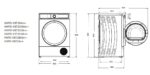 Uscator de rufe HEINNER HHPD-V8T1CHSA++, 8 kg, Clasa: E, Argintiu - Image 2