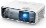 Videoproiector BenQ TK700ST, 4K UHD (3840×2160), DLP 3.000 lumeni, 16:9, 10.000:1, lampa 4.000- 15.000 ore, 1.2x, 2*HDMI, USB tip A, RS232, boxa 5W, audio out, 28- 34dB, tele3.1 kg, comanda cu baterie, culoare alb - Image 2