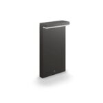 Stalp LED pentru exterior Philips BUSTAN, 3.8W, 800 lm, lumina calda(2700K), IP44, 400x220x90mm, Antracit - Image 2