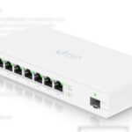 UBIQUITI UISP-R GIGABIT POE ROUTER pentru aplicatii MicroPOP, interfata: 8 x 10/1001000, 1 x 1G SFP, Procesor: Dual-core 880 MHz, MIPS1004Kc , Memorie: 512 Mb, Flash: 512Mb, Consum 10W, Passive POE 27VDC.