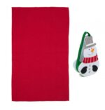 Prosop de bucatarie cu gentuta Snowman - Image 2