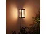 Aplica LED RGB pentru exterior Philips Hue Impress, 8W (49W), 1200 lm ,lumina alba si color (2000-6500K), IP44, 141x120x240mm, Negru - Image 3