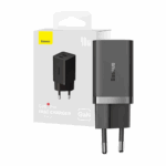 INCARCATOR retea Baseus GaN5 Pro, Quick Charge 40W, 2 x USB Type-C, negru - Image 4
