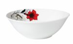 BOL PORTELAN 20 CM, RED FLOWERS 950 ML,VANORA HOME - Image 3
