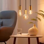 Bec LED inteligent vintage (decorativ) WiZ Connected Filament Gold ST64 ,Wi-Fi, E27, 6.7W (50W), 640 lm, lumina alba (2000-5000K), compatibilGoogle Assistant/Alexa/Siri - Image 7