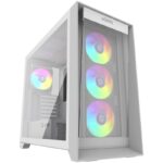 Carcasa AQIRYS XO-1, RGB, Mid Tower, White