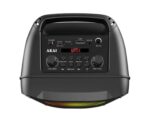 Boxa portabila Akai ABTS V10, Bluetooth 5.0, putere 10W, baterie Li-ion 3000 mAh, slot USB/microSD, cu ecran led, cu led-uri RGB, neagra - Image 2