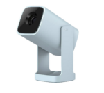 Videoproiector Xiaomi Wanbo Cube 1, LCD, 200 ISO lumeni, Android TV 11, Difuzor 8 W, HDMI, USB, AUX Albastru