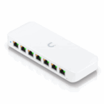 UBIQUITI 8 PORT GBE SWITC USW-ULTRA, dimensiuni: 203 x 76 x 33 mm, Greutate: 320g, Interfata: 8 x 10/100/1000Mbps, 7 porturi POE, Capacitate Switch: 16Gbps, Buget POE 42W. - Image 2