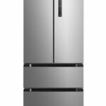 Combina frigorifica HEINNER HCFD-M516INVXE++, No Frost, 516 l, Clasa E, Fara dozator apa, Compresor inverter, Aspect inox