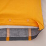 SET DE PAT SINGLE BUMBAC GREY/ORANGE - Image 6