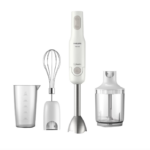 Mixer vertical Philips ProMix HR2545/00, 700 W, 1 setare viteza, Turbo, cana, tel, tocator XL, Alb