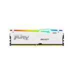 Memorie RAM Kingston DDR5 64GB 5600Mhz CL36 1.35V Dual Channel Kit Fury Beast White RGB EXPO