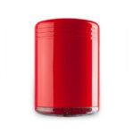 Sirena conventionala de exterior pentru sisteme de incendiu si evacuare, Venitem HOLA F24EN Shiny red, certificata EN 54-3,  nivel acustic 108.76 dB, design Italia, carcasa externa din ABS, culoare rosie, LED-uri de semnalizare, Remotely-supplied (batteries not required), 3 intrari de alarma