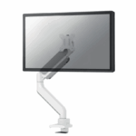 Brat monitor Neomounts DS70-450WH1; pentru display-uri cu diagonale 17"-42", sistem de prindere VESA 75x75~100x100, greutate maxima suportata 15kg, full motion, tilt +45°, swivel 90°, rotate 180°; gas spring; culoare alb. Garantie 5 ani