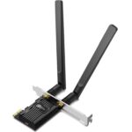 Adaptor wireless TP-Link, ARCHER TX20E, AX1800, 2 x antene externe Dual-Band 5Ghz, 2.4 Ghz, dimensiuni: 120.8 × 78.5 × 20.9 mm, Bluetooth 5.2.