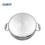 CRATITA INOX+CAPAC STICLA 26X7CM, 3.5L, ATOMIC3, COOKING BY HEINNER - Image 4