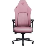 Scaun Razer Iskur V2 X NewGen, tip spuma spumă turnată PU, suport lombar integrat, tetieră reglabilă, cotiere 2D, clasa de ridicare pe gaz 4, roz