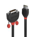 Cablu Lindy LY-36273, HDMI to DVI-D, 3m, Black Line - Image 2