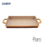 TAVA GRATAR ALUMINIU TURNAT 36 x 26.4 x 4 CM, NICOLAI TAND, ORIGINI, COOKING BY HEINNER - Image 2