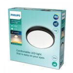 Plafoniera LED Philips Doris CL257, 17W, 1500 lm, lumina calda (2700K) ,IP44, 31.3cm, Negru - Image 2