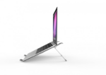 Suport laptop Serioux, SRXNCPU2, material aluminiu, dimensiune deschisă: 190x250x4mm,dimensiune pliată: 60 x 250 x 4mm, grosime: 4mm, greutate: 180g, dimensiune compatibilă:  până la 15.6 ", culoare argintiu, 4 unghiuri ajustabile - Image 5