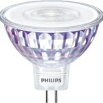 Bec LED spot Philips, GU5.3, 7W (50W), 621 lm, lumina calda (2700K)