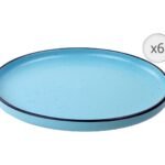 SET 6 FARFURII INTINSE, CERAMICA 27 CM, ELECTRA, ART OF DINING BY HEINNER