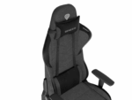 Scaun gaming Genesis Nitro 550 G2, material Synthetic PU + Textil, reglabil pe inaltime, greutate maxima suportata 150 kg, inaltime scaun reglabil 46.5 - 53.5 cm, spatar ajustabil 135°, dimensiuni roti 60mm, gri - Image 12