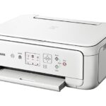 Multifunctional inkjet color Canon Pixma TS5151 white, dimensiune A4 (Printare, Copiere, Scanare), viteza 13ipm alb-negru, 6.8ipm color, rezolutie 4800x1200 dpi, alimentare hartie 100 coli, imprimare fara margini, scanner cu suport plat CIS, rezolutie scanare 1200 x 2400 dpi, viteza scanare A4 14