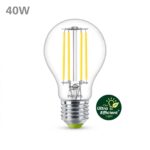 Bec LED Philips Classic A60, Ultra Efficient Light, E27, 2.3W (40W), 485lm, lumina neutra (4000K)