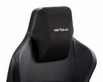 Scaun Gaming Serioux Prime, Capacitate greutate: 150 kg, Material suprafață: Piele, Material textil, Tip cotieră: Cotieră 4D, Tip mecanism: Mecanism tip broască, Tip pârghie pneumatică: 100 mm, ridicare pe gaz clasa 4, Tip bază: 350 mm, bază din aluminiu, Tip roți: 60 mm, roți din poliuretan - Image 7