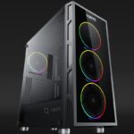 Carcasa AQIRYS ANTARES, RGB, Mid Tower, Black