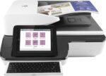 Scanner HP Scanjet Enterprise Flow N9120, dimensiune A3, tip flatbed ,viteza scanare: max 120ppm/240ipm, duplex, ADF 200 coli, rezolutieoptica 600dpi, rezolutie hardware 600x600dpi, senzor CCD, software:drivere HP Scan, ISIS, WIA, Kofax VRS Pro, Nuance PaperPort, I .R.I.SReadiris Pro, I.R.I.S