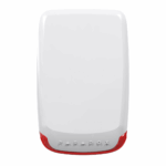 Sirenă wireless de exterior cu lumina stroboscopica, 100dB • consum mod standby: 5.75 μA, Maxim: 450 mA • opțiuni culoare lentilă - roșu, albastru, galben • rezistență la intemperii • grad protecție IP: IP54 • senzor de temperatură • alimentare 12V • durată de viață a bateriei de până la
