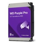 HDD Surveillance WD Purple Pro Smart Video, 8 TB, 7200 RPM, 256 MB, SATA III