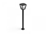 Stalp tip felinar LED RGB pentru exterior Philips Hue Econic, 15W (79W) ,1150 lm, lumina alba si color (2000-6500K), IP44, 1000x163mm, Negru - Image 2