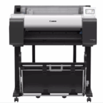 Plotter Canon imagePROGRAF TM-255 + HDD 500GB, 24"(610mm), format A1, 5 culori, rezolutie max 2400x1200dpi, memorie 2GB, limbaje de imprimare: HP-GL/2, HP RTL, PDF (Ver. 1.7), JPEG (Ver. JFIF 1.02), CALS G4 (submission via FTP only), display LCD 4.3", interfata: USB 2.0, Ethernet,WIFI consumabile