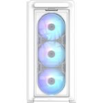 Carcasa ASUS A23 PLUS TG ARGB WHITE, RGB, Mid Tower, White - Image 7