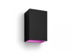 Aplica LED RGB pentru exterior Philips Hue Resonate UP&DOWN, 2x8W(98W), 1200 lm, lumina alba si color (2000-6500K), IP44, 93x120x180mm,Negru