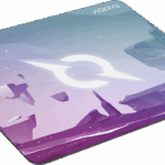 Mousepad AQIRYS Gravity Medium, fabricat din material din microfibra, dimensiuni 450 x 400 x 4 mm, negru