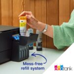 Imprimanta inkjet color CISS Epson L1270, dimensiune A4, viteza max 33ppm alb-negru, 15ppm color, rezolutie printer 5.760 x 1.440 DPI, alimentare hartie 100 coli, imprimare fara margini, interfata: USB 2.0, WI-FI, WI-FI Direct consumabile: 103 ecotank Black, Cyan, Magenta, Yellow, C13T00S14A - Image 4