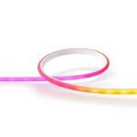 Extensie Banda LED RGB inteligenta Philips Hue Gradient Lightstrip ,12.3W, 900 lm, lumina alba si color, IP20, Silicon, 1 metru