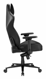 Scaun Gaming Serioux Prime, Capacitate greutate: 150 kg, Material suprafață: Piele, Material textil, Tip cotieră: Cotieră 4D, Tip mecanism: Mecanism tip broască, Tip pârghie pneumatică: 100 mm, ridicare pe gaz clasa 4, Tip bază: 350 mm, bază din aluminiu, Tip roți: 60 mm, roți din poliuretan - Image 4