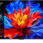 Televizor TCL QLED 55P8K, 139 cm, Smart Google TV, 4K Ultra HD, Clasa F, 144Hz, Onkyo