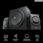 Sistem audio Trust Yuri 2.1, 60W, negru - Image 2
