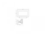 Proiector LED inteligent Philips Hue Welcome, 20.5W (80W), 2300 lm ,lumina calda (2700K), dimabila, IP44, 160x220x153mm, Negru - Image 3