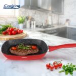 TIGAIE GRILL ALUMINIU FORJAT 28x4CM, RED STONE, COOKING BY HEINNER - Image 4